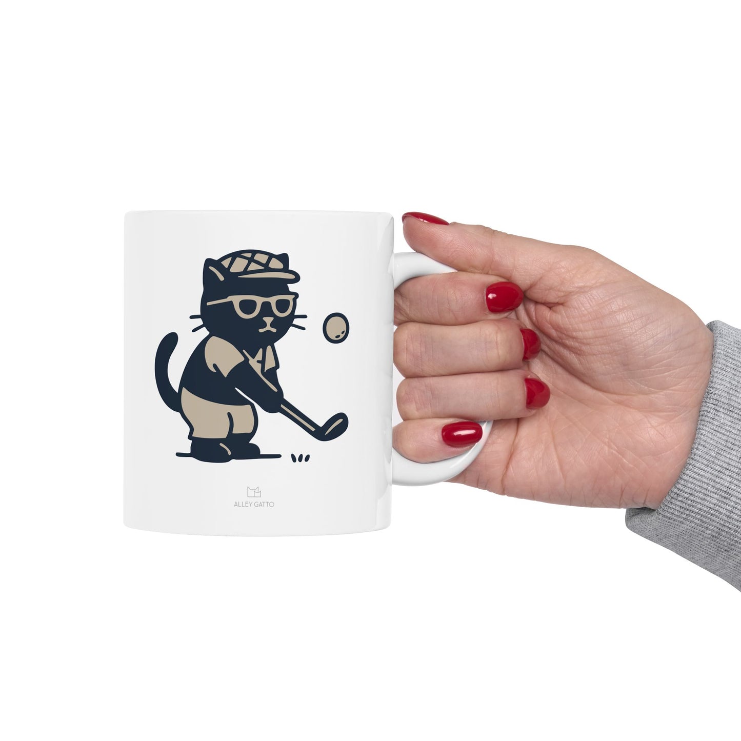 Golf Cat Mug