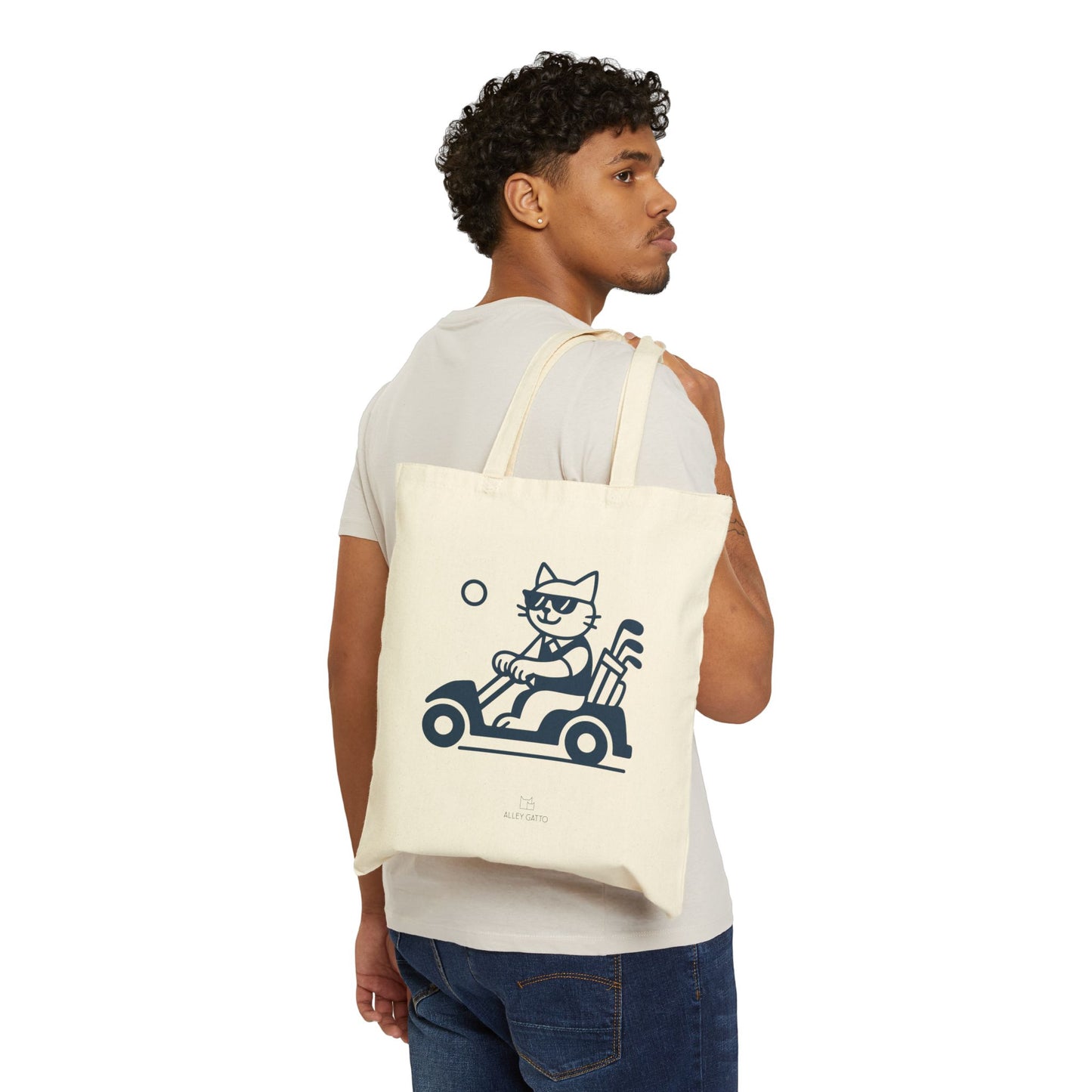 Golf Cart Cat Tote