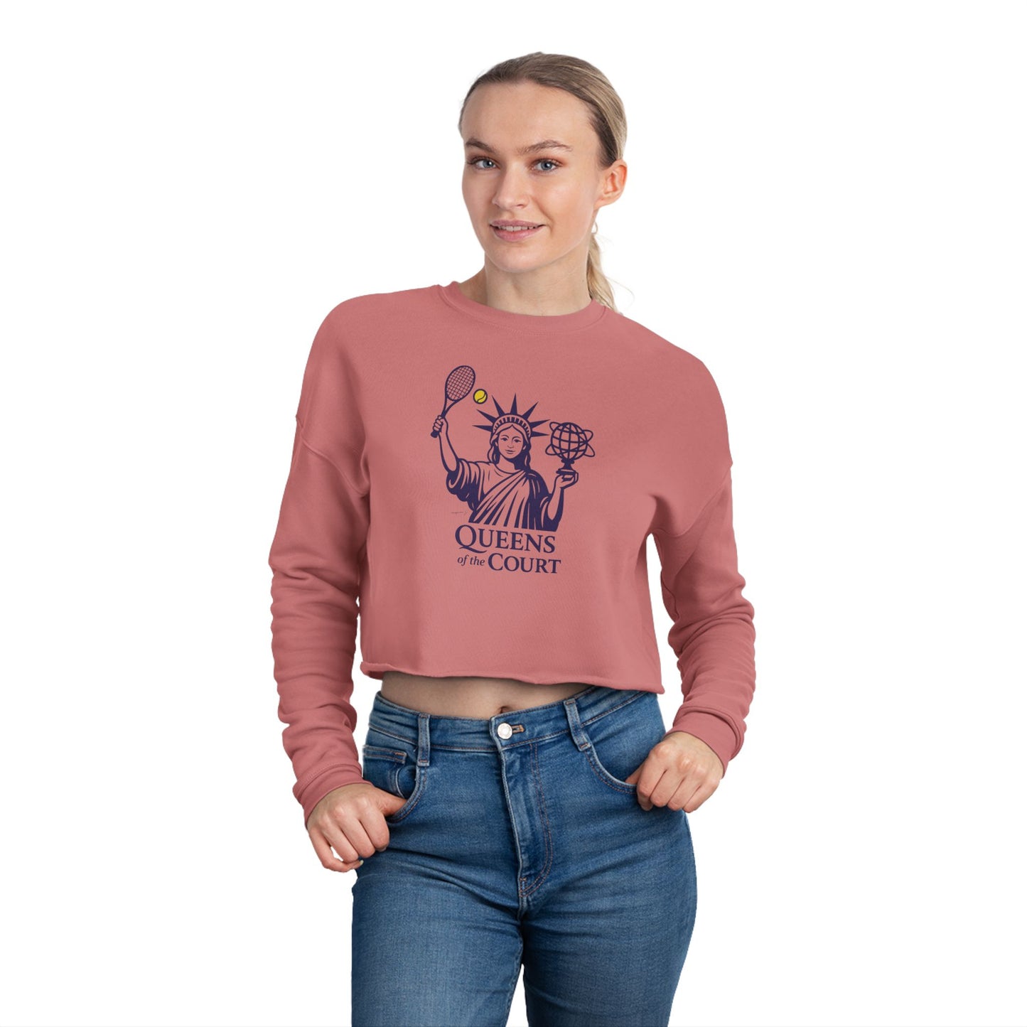 Queens of the Court Cropped Sweatshirt