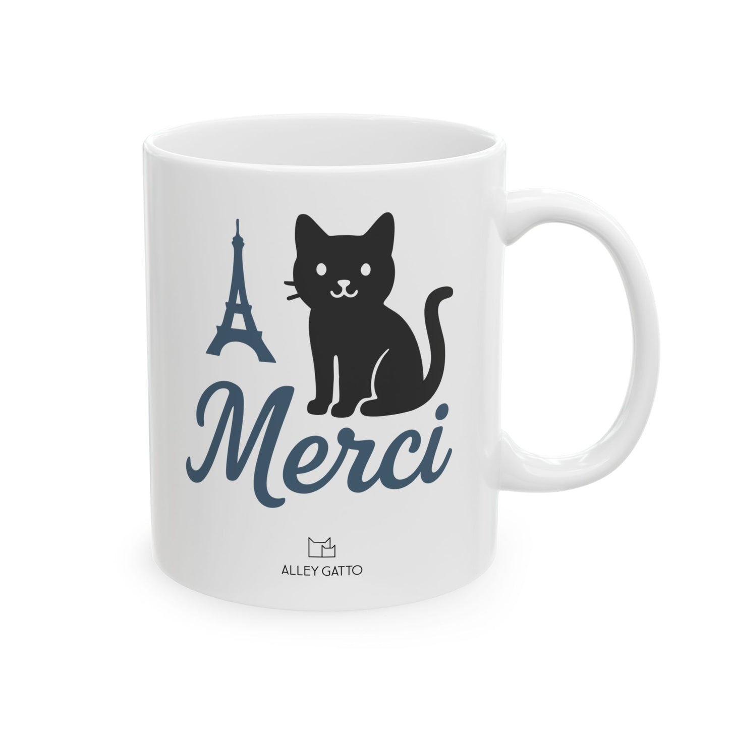 Merci Cat Mug