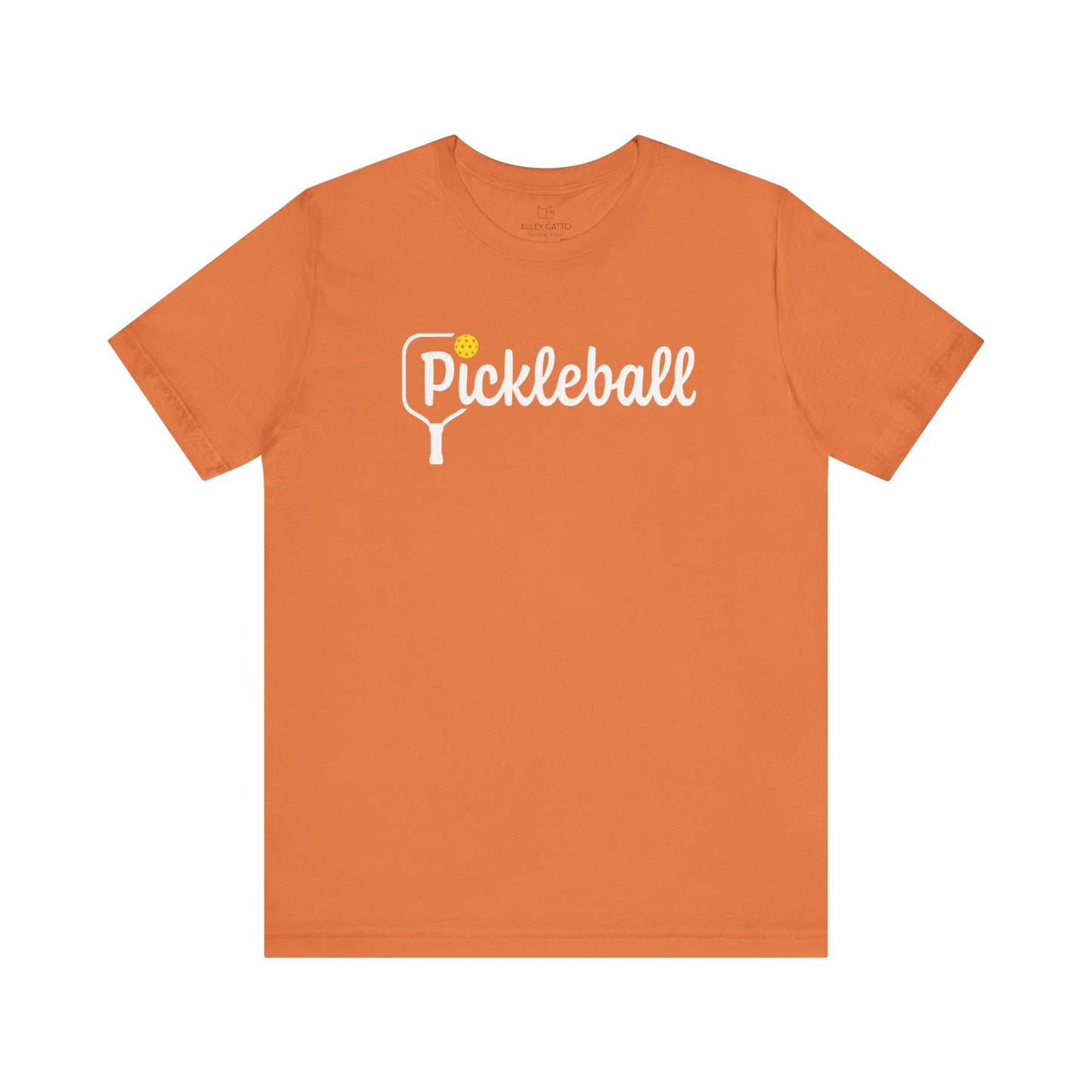 Pickleball Paddle Script Logo T-Shirt