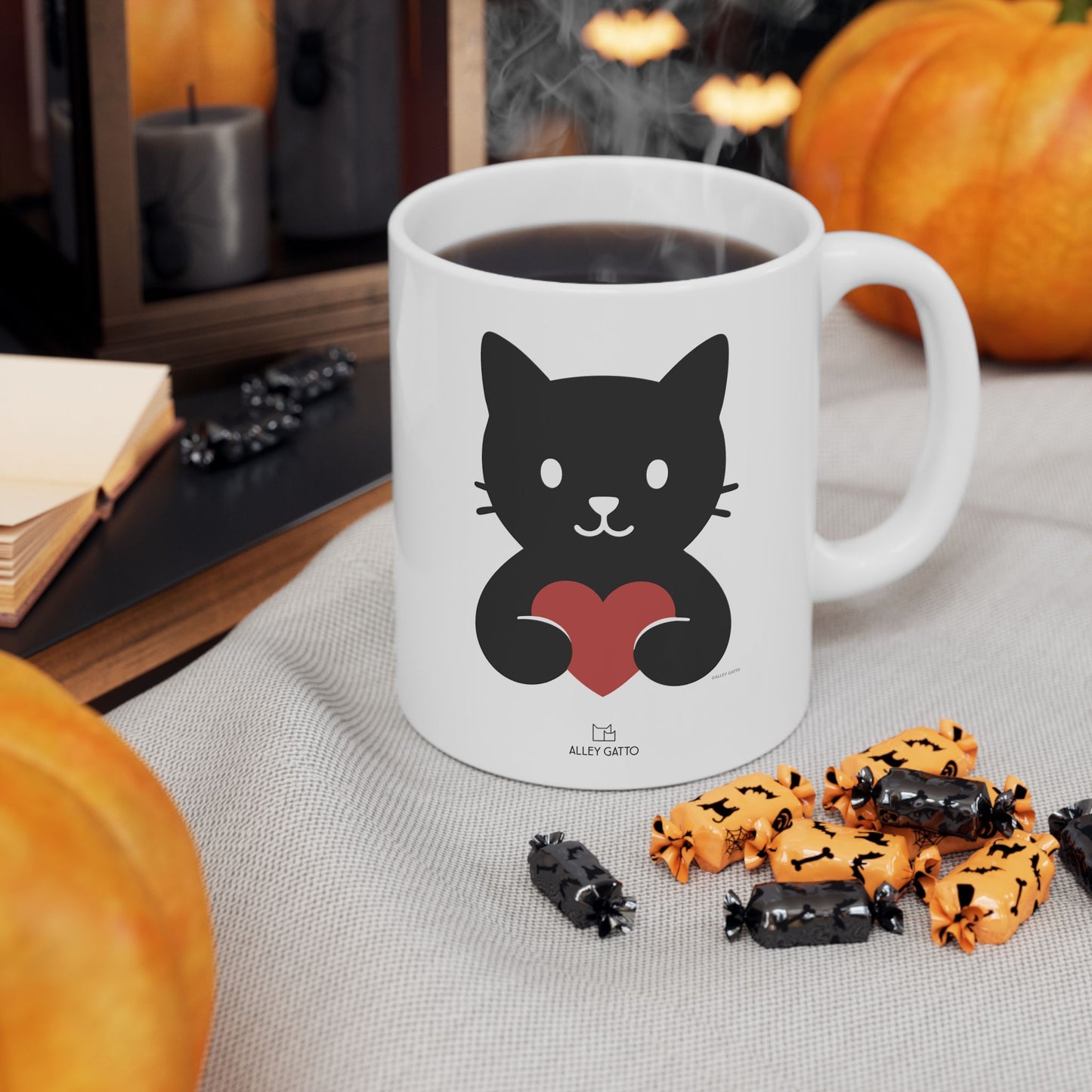 Cat Heart Mug