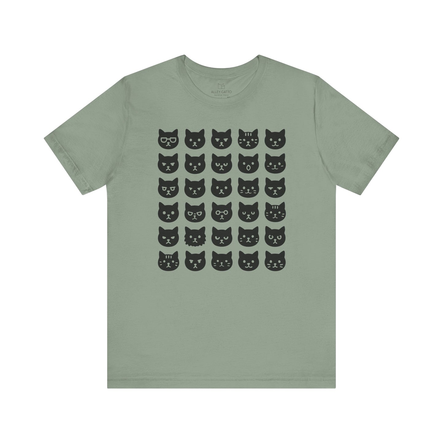 Cat Face Expressions T-Shirt