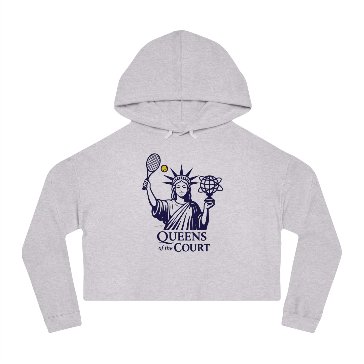 Queens of the Court Cropped Hoodie
