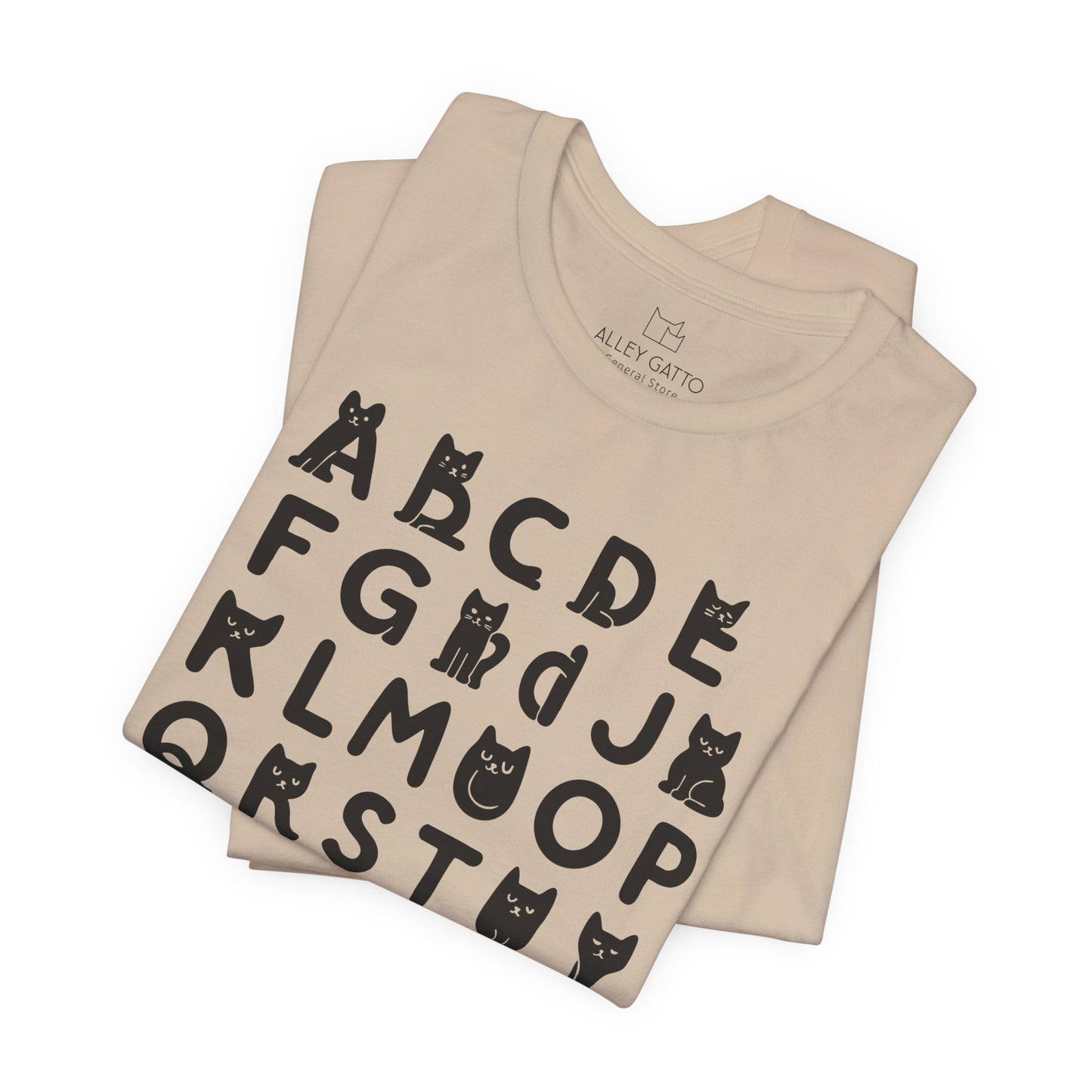 Alphabet Cat T-Shirt