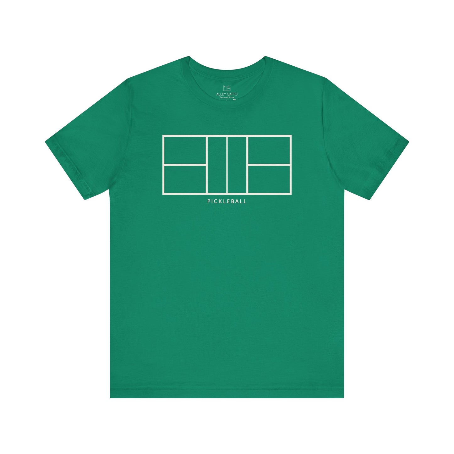 Minimal Pickleball Court T-Shirt