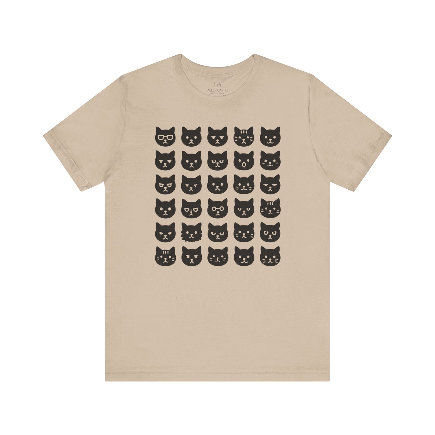 Cat Face Expressions T-Shirt
