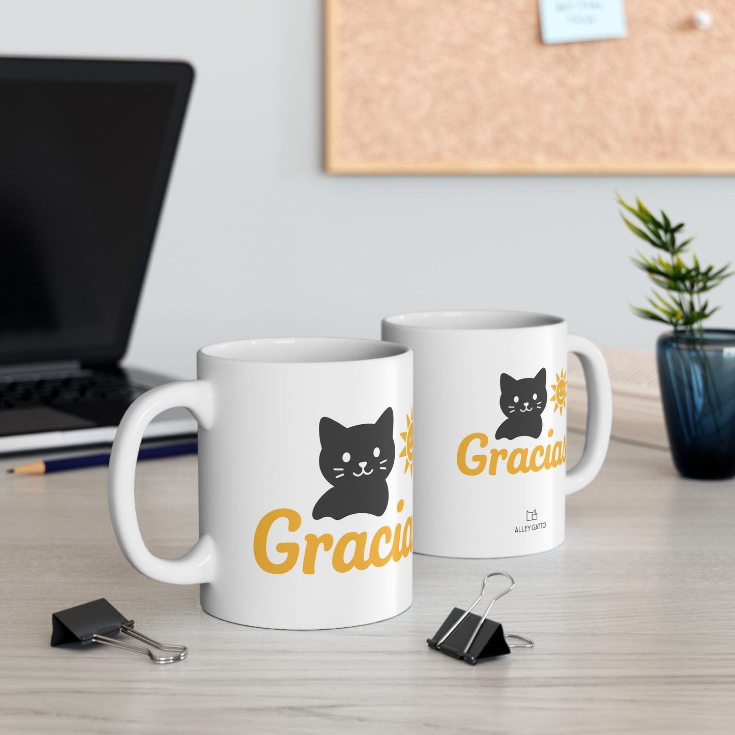 Gracias Cat Mug