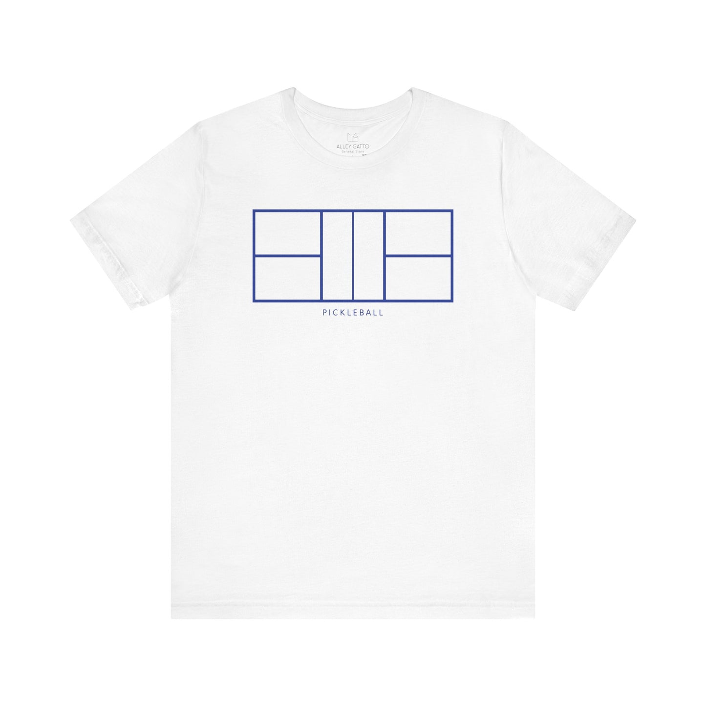 Minimal Pickleball Court T-Shirt
