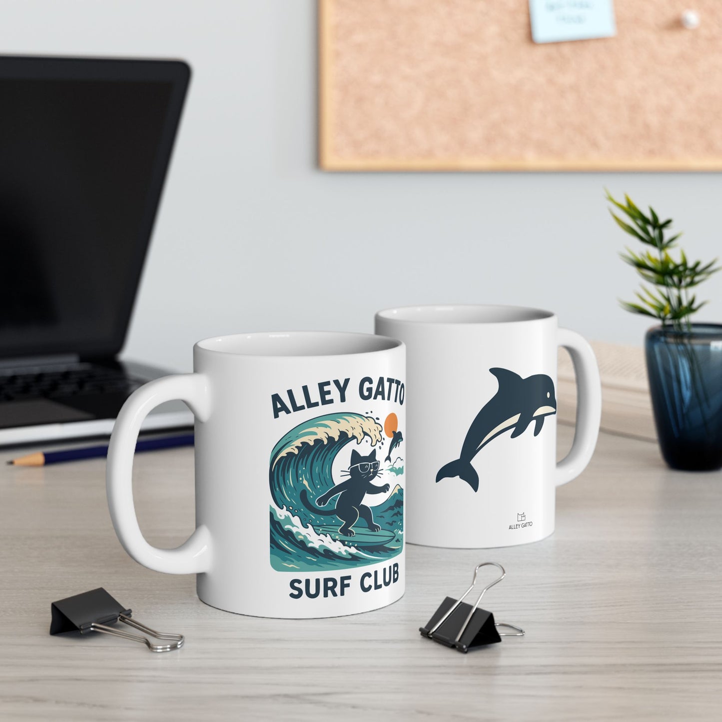 Alley Gatto Surf Club Mug