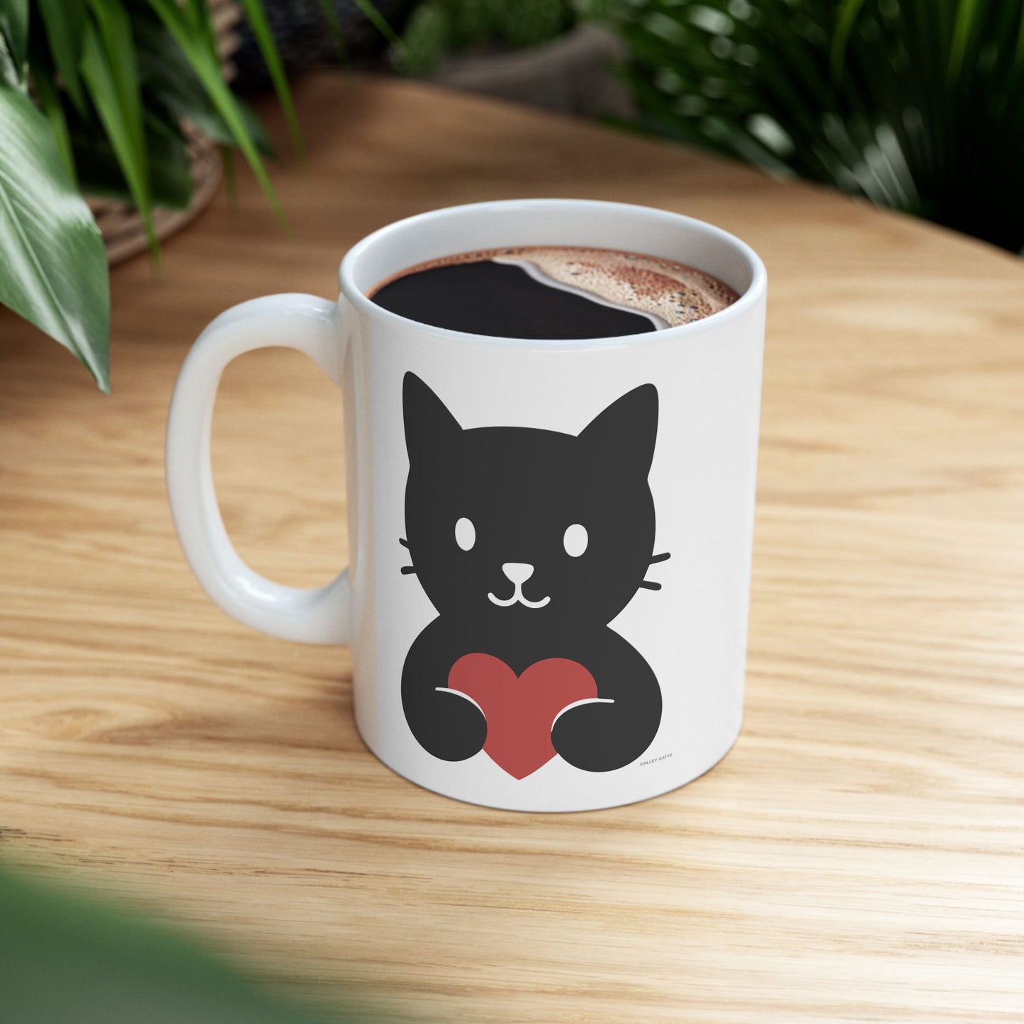 Cat Heart Mug