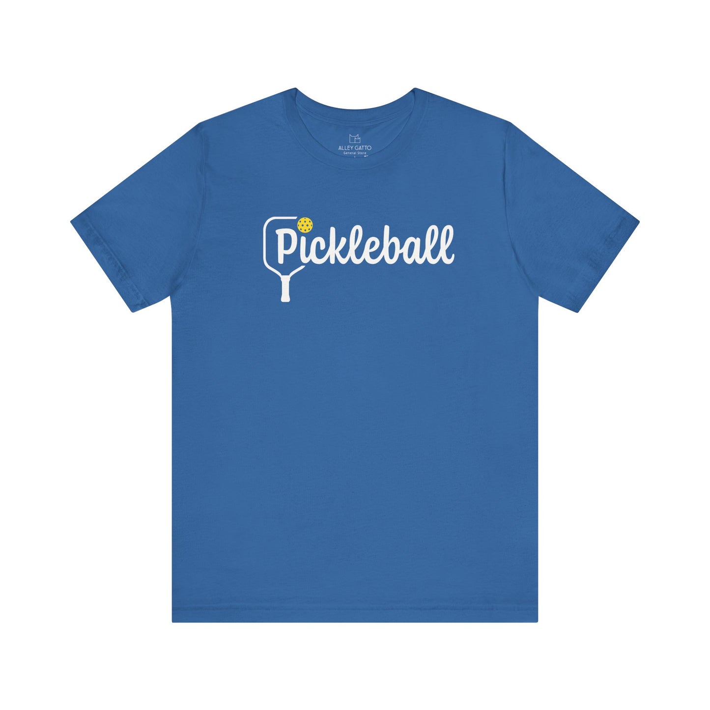 Pickleball Paddle Script Logo T-Shirt