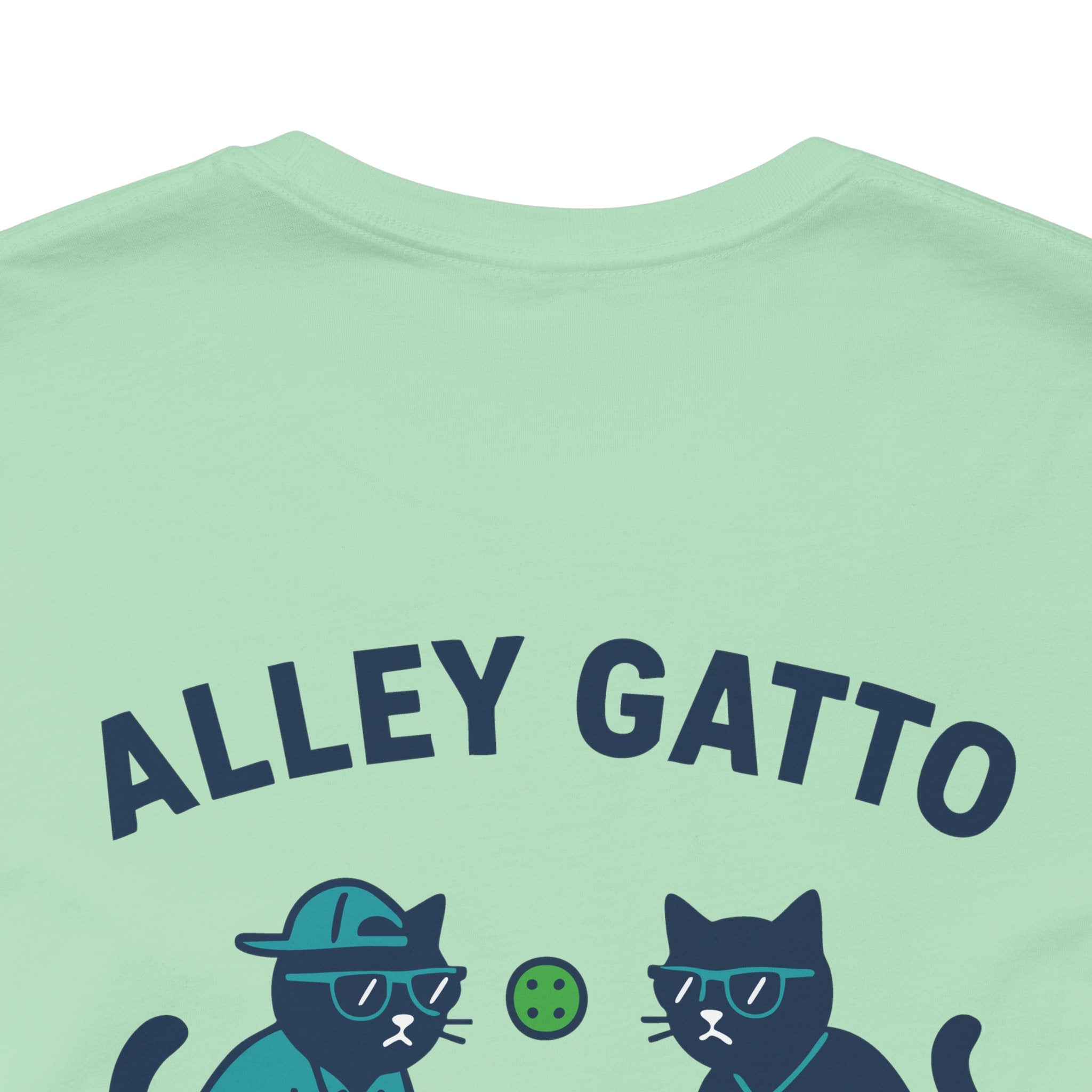 Pickleball Cat T-Shirt Naples FL – Alley Gatto Club Graphic Tee