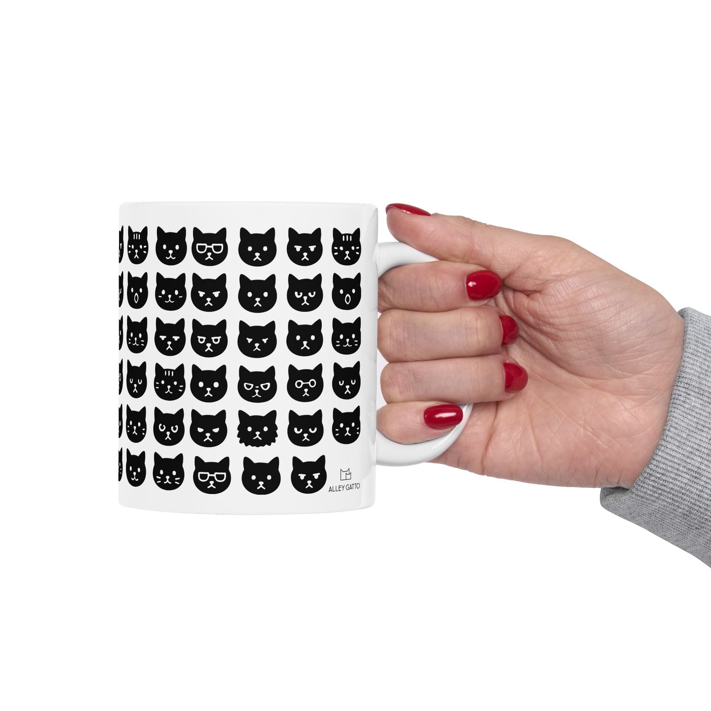 Cat Face Expressions Mug