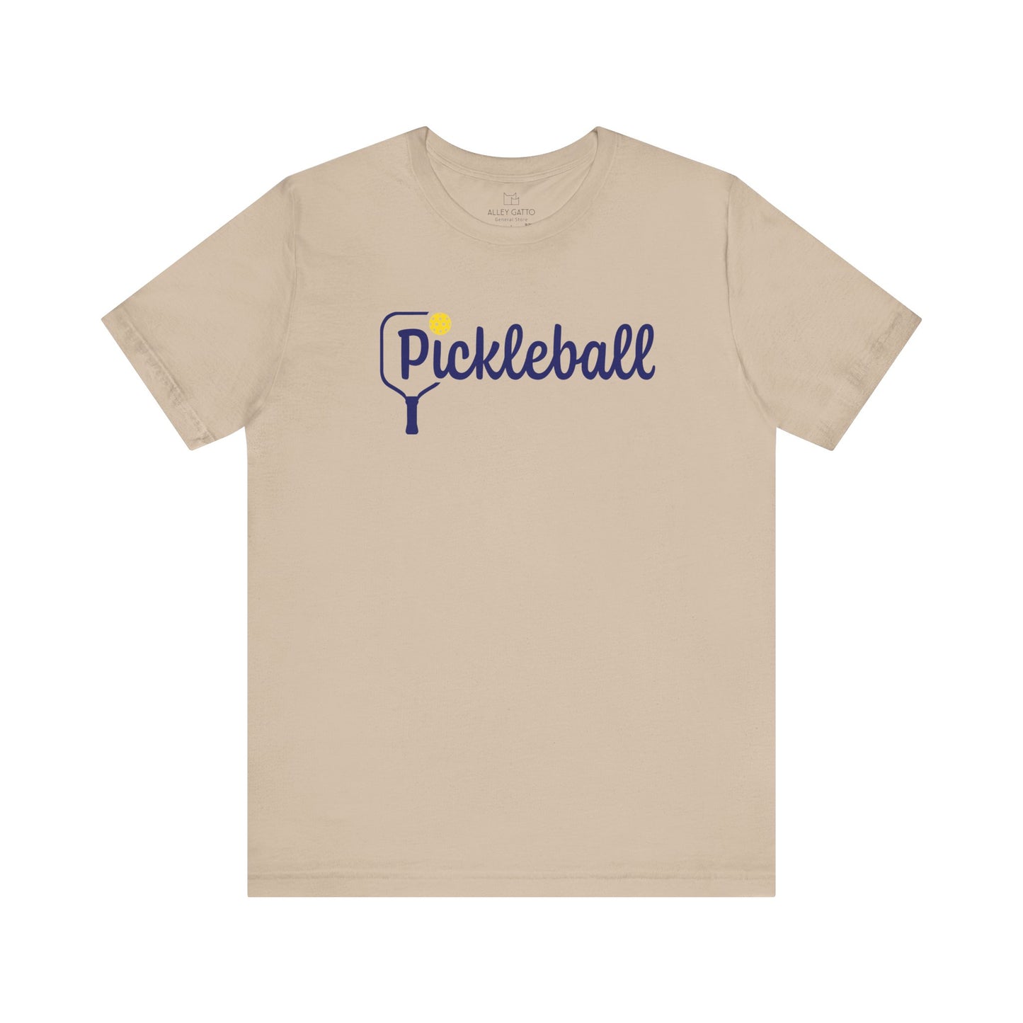 Pickleball Paddle Script Logo T-Shirt