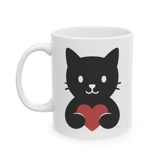 Cat Heart Mug
