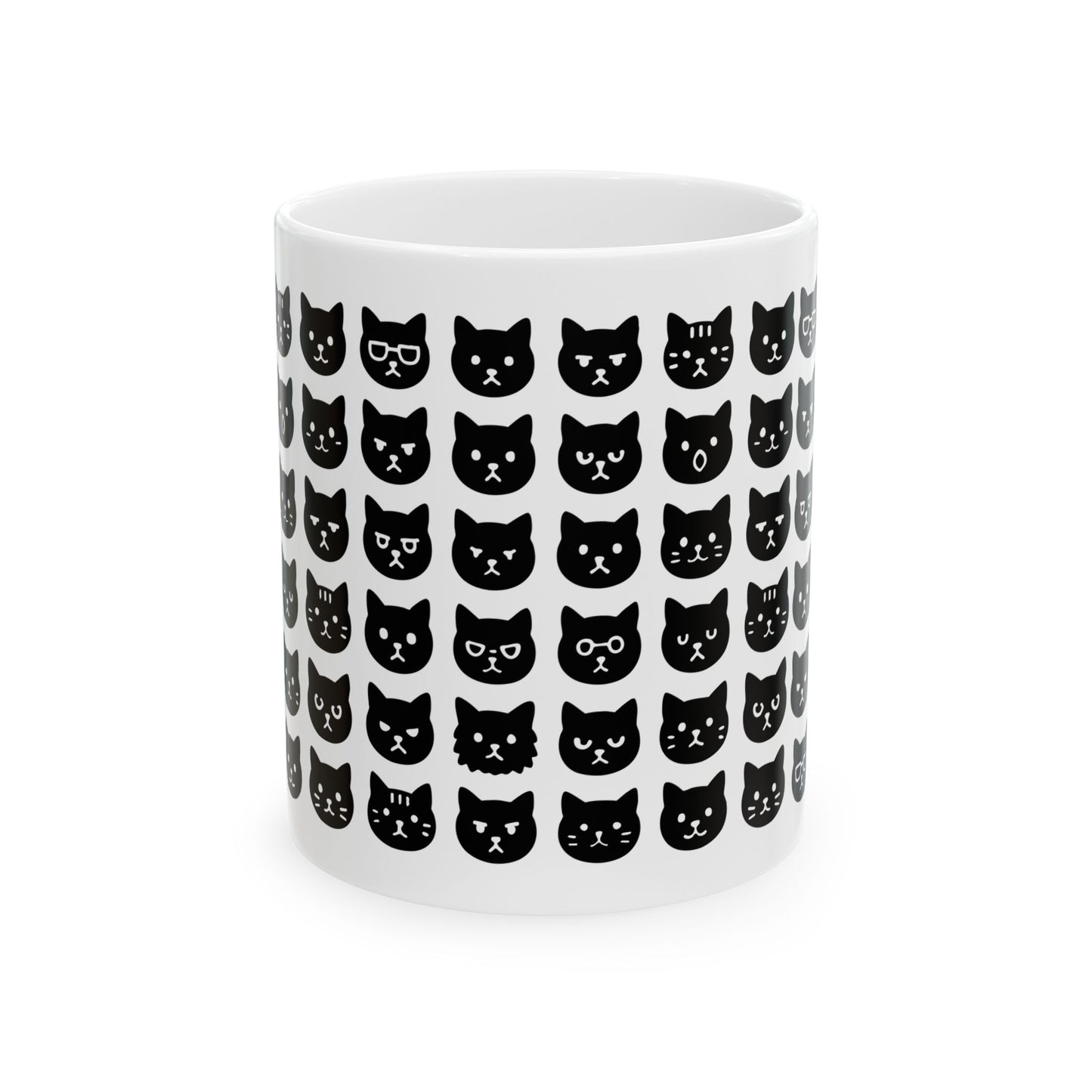 Cat Face Expressions Mug