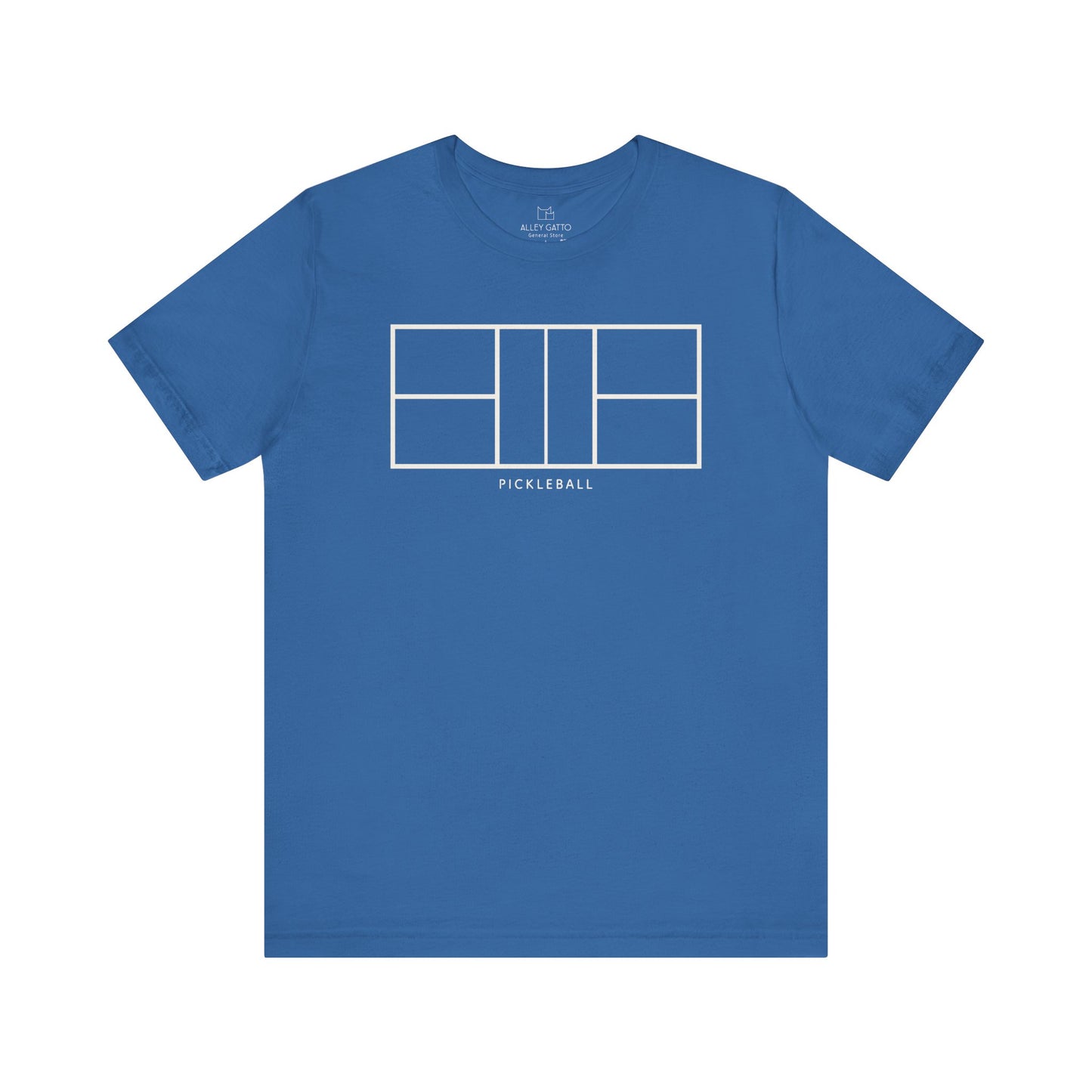 Minimal Pickleball Court T-Shirt