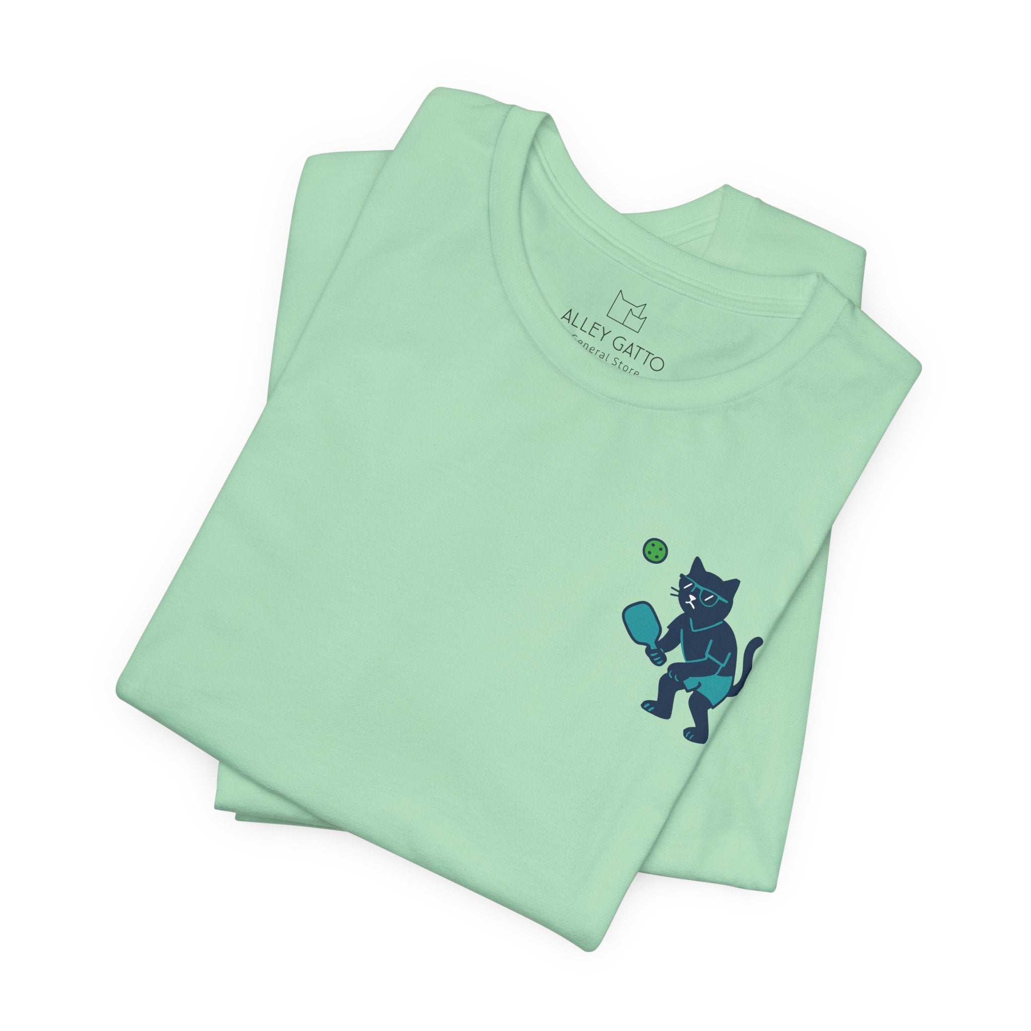 Pickleball Cat T-Shirt Naples FL – Alley Gatto Club Graphic Tee