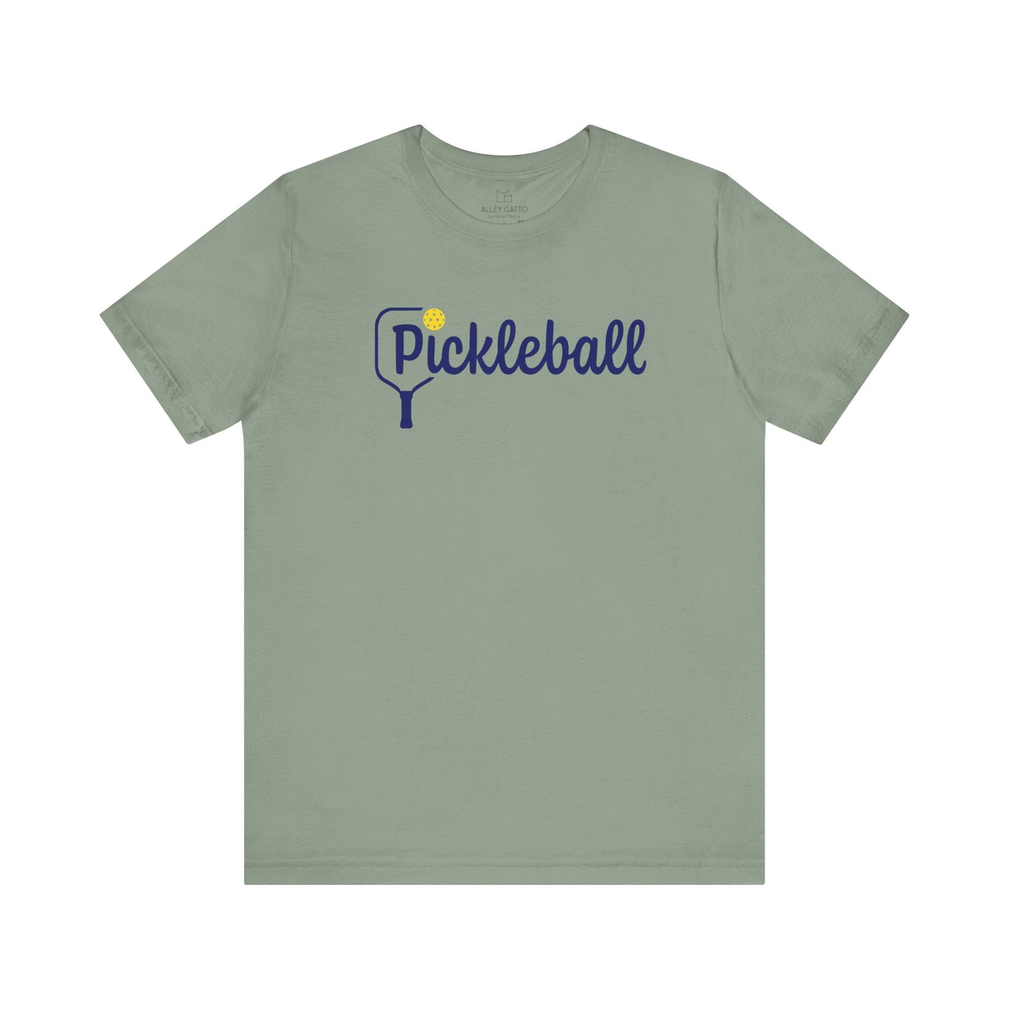 Pickleball Paddle Script Logo T-Shirt