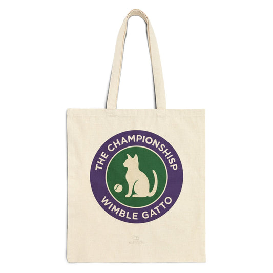 Tennis Fun Cat Tennis Lover Gift For Tennis Pro Tennis Theme Canvas Tote Bag Sport Design Shoulder Carry All Collection Cotton Construction Fashion Accessory Gift For Tennis Friends Large Capacity Storage Practical Court Companion Stylish