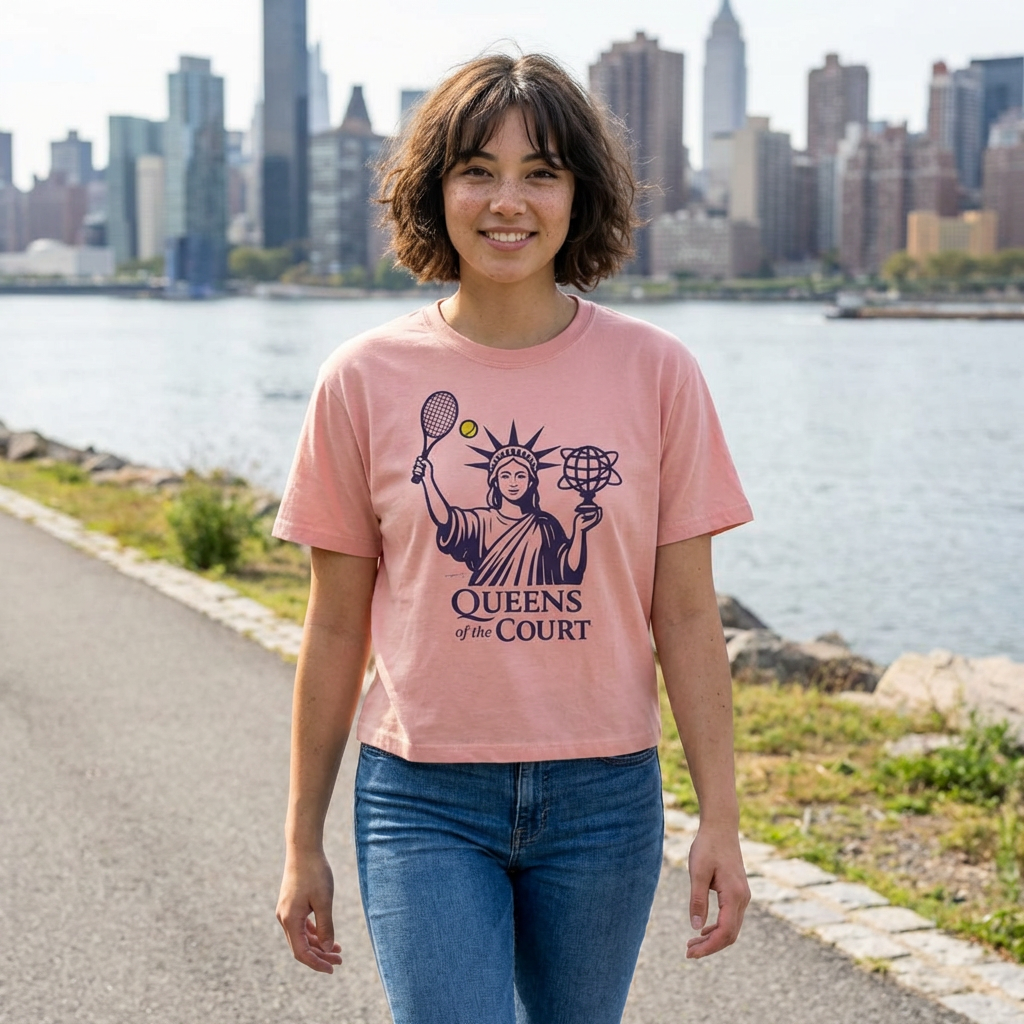 Queens of the Court Cropped T-Shirt