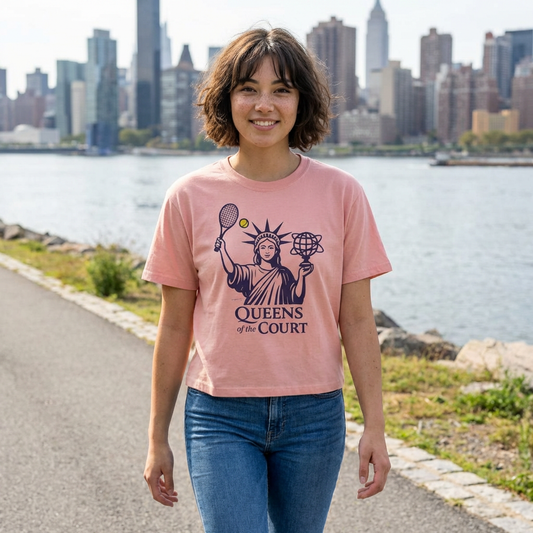 Queens of the Court Cropped T-Shirt