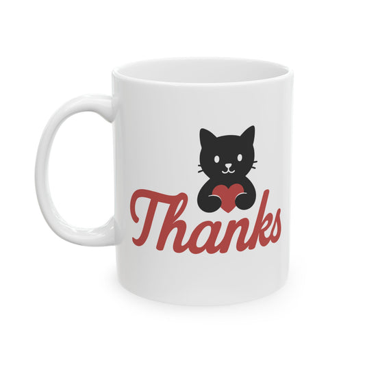 Thanks Cat Mug
