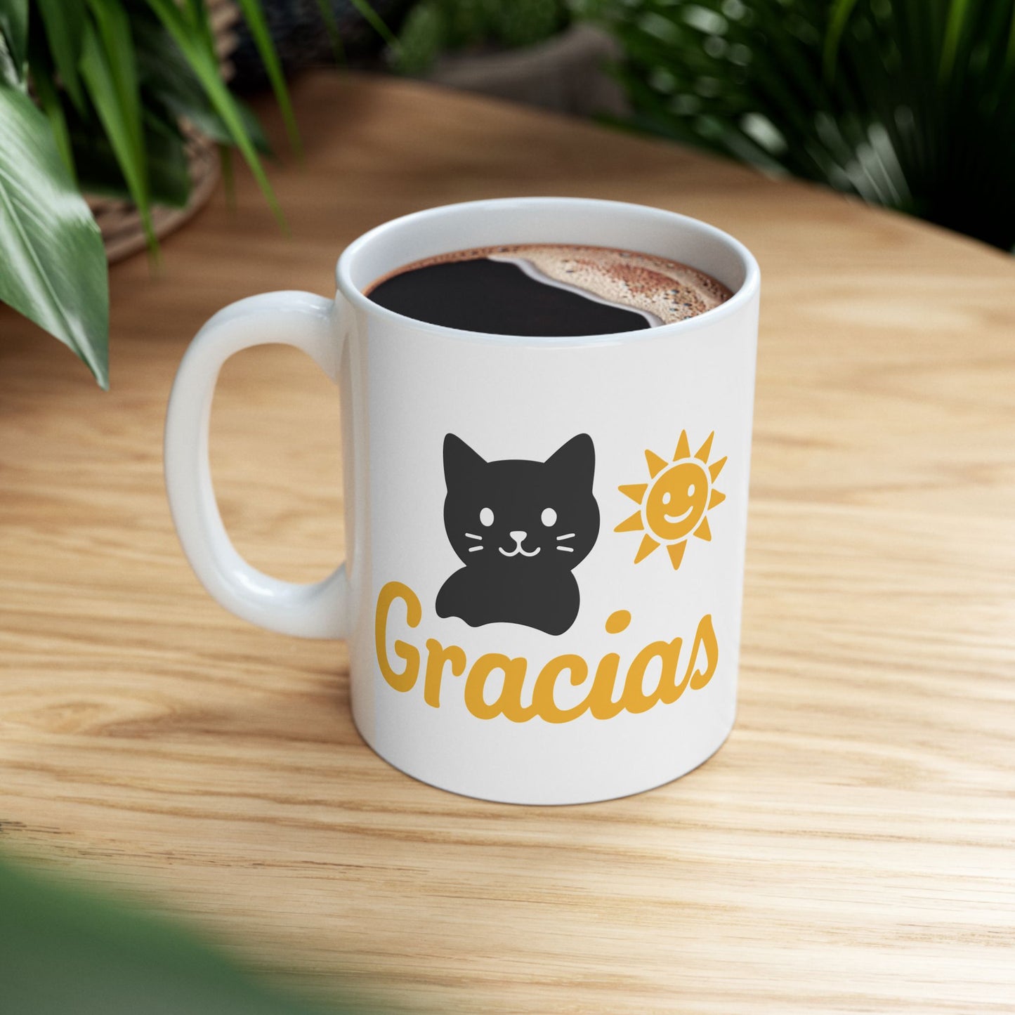 Gracias Cat Mug