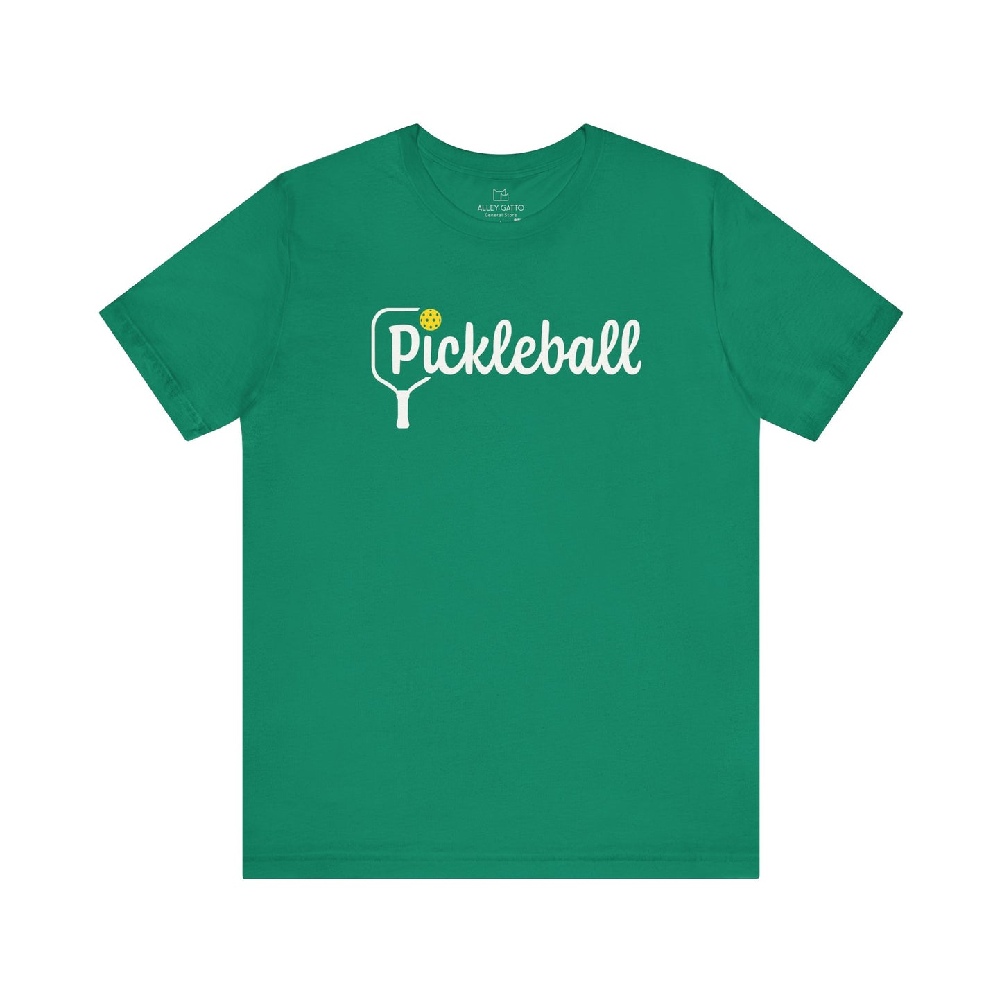 Pickleball Paddle Script Logo T-Shirt