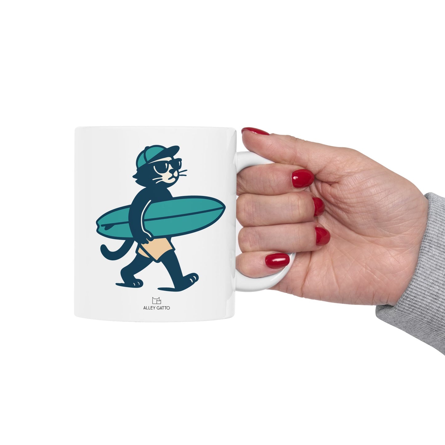 Alley Gatto Surf Club Mug