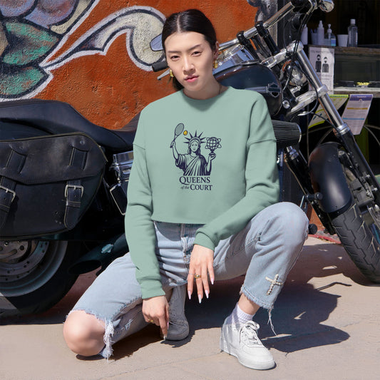 Queens of the Court Cropped Sweatshirt