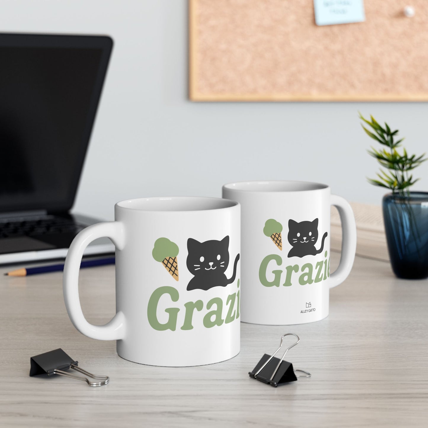 Grazie Cat Mug