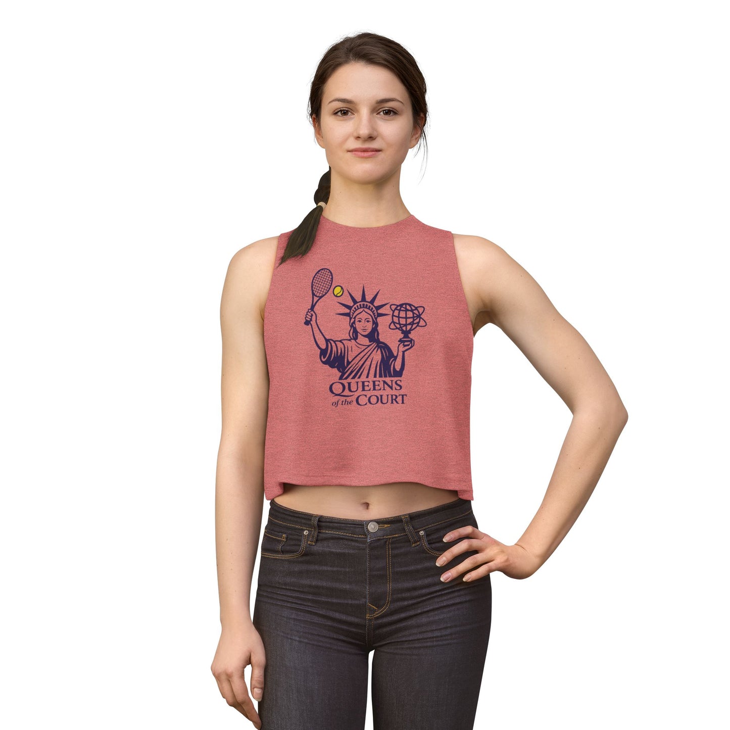 Queens of the Court Cropped Tank Top
