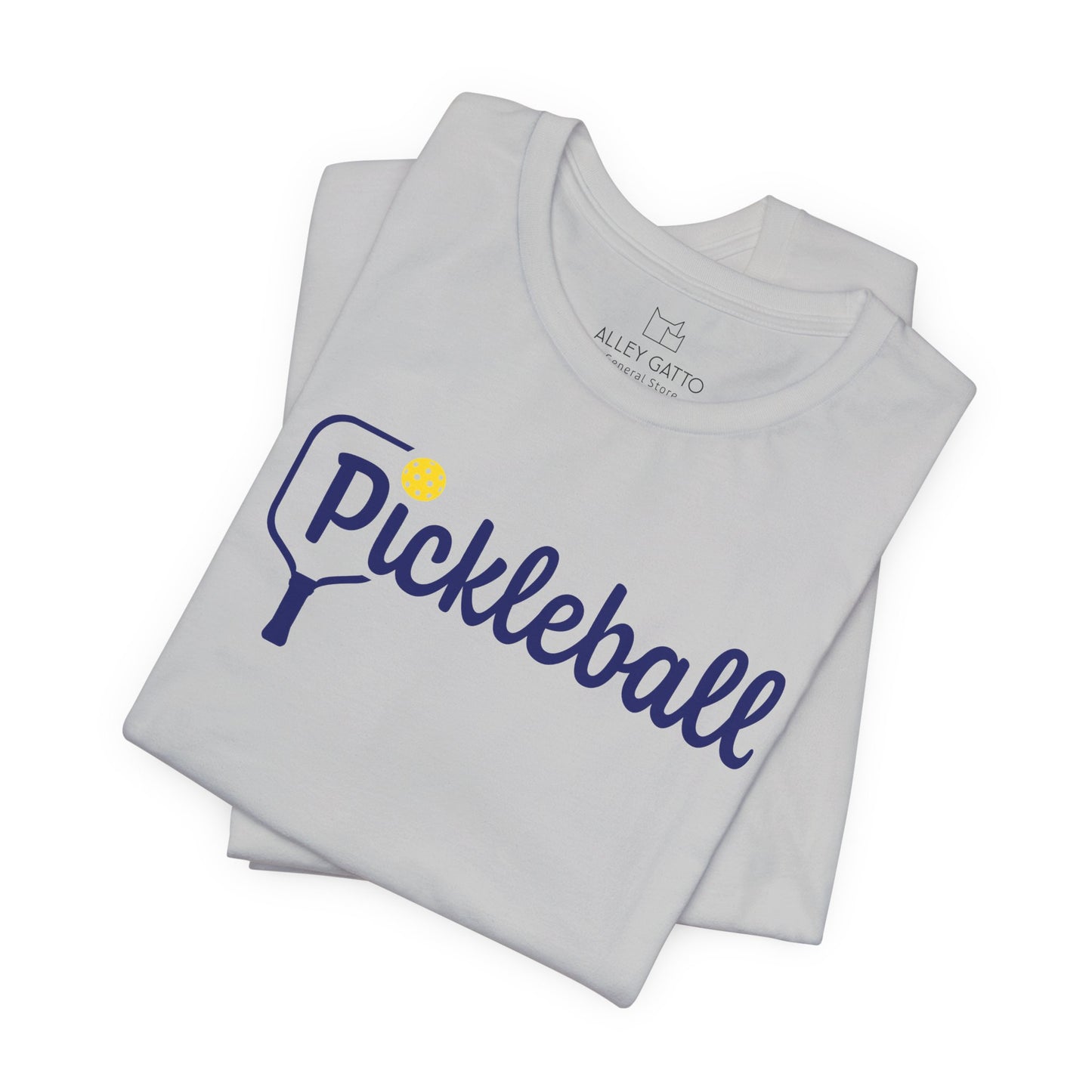 Pickleball Paddle Script Logo T-Shirt
