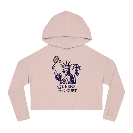 Queens of the Court Cropped Hoodie