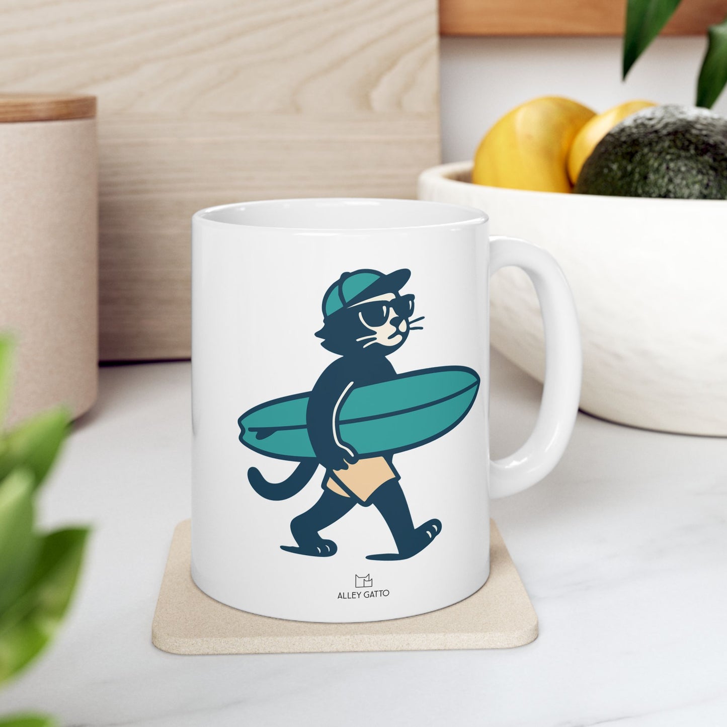 Alley Gatto Surf Club Mug