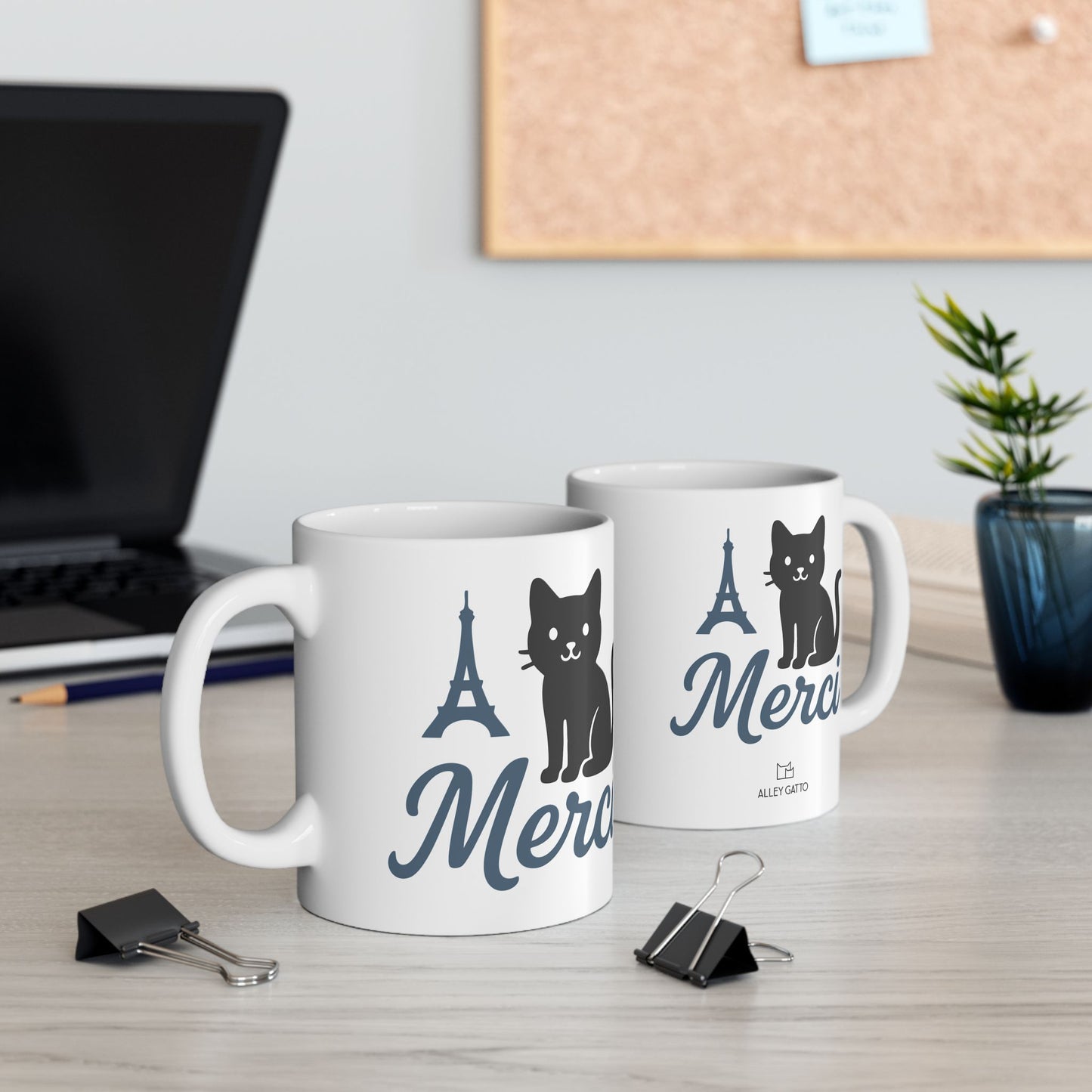 Merci Cat Mug