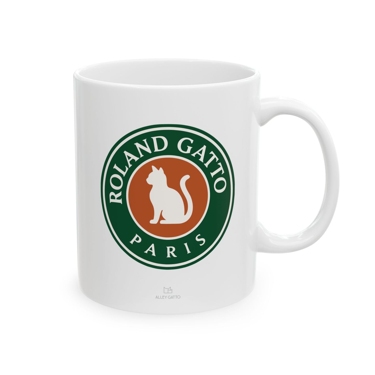 Roland Gatto Paris Cat Tennis Mug
