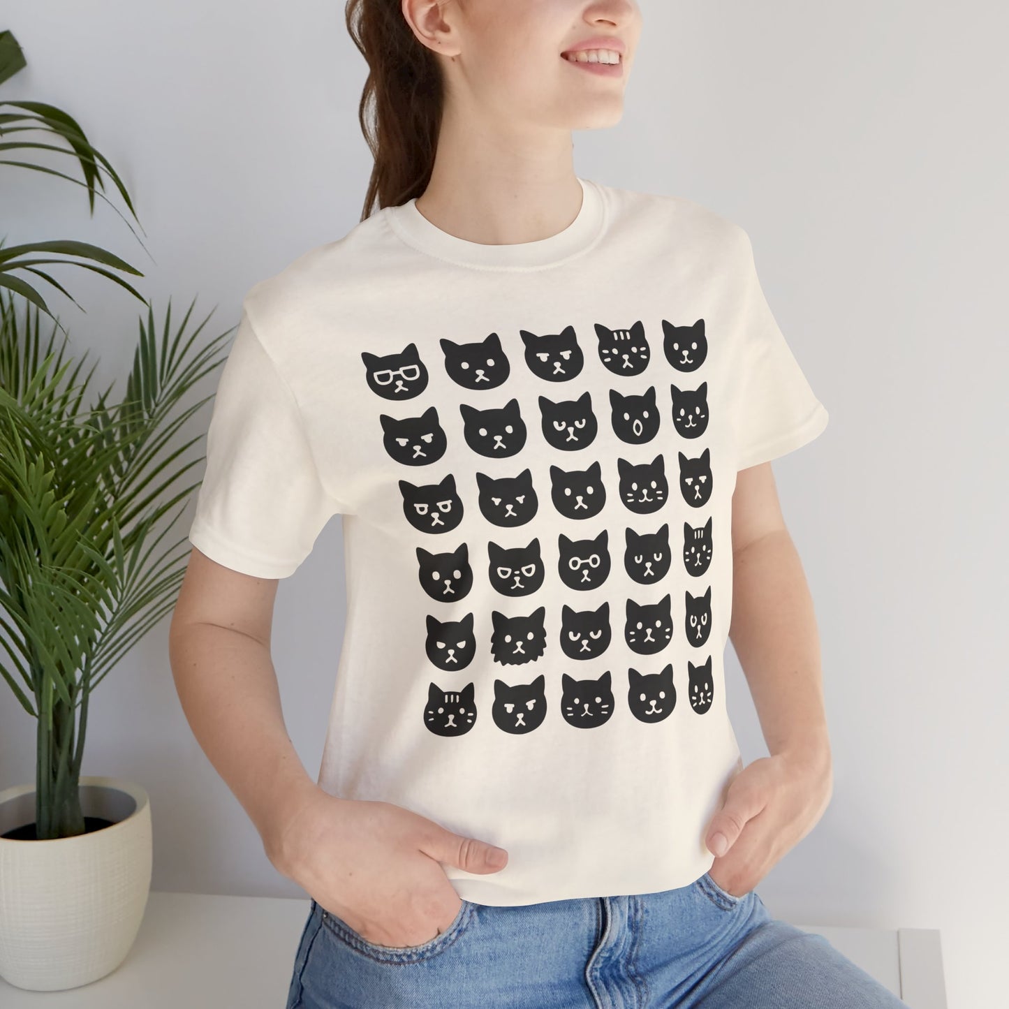 Cat Face Expressions T-Shirt