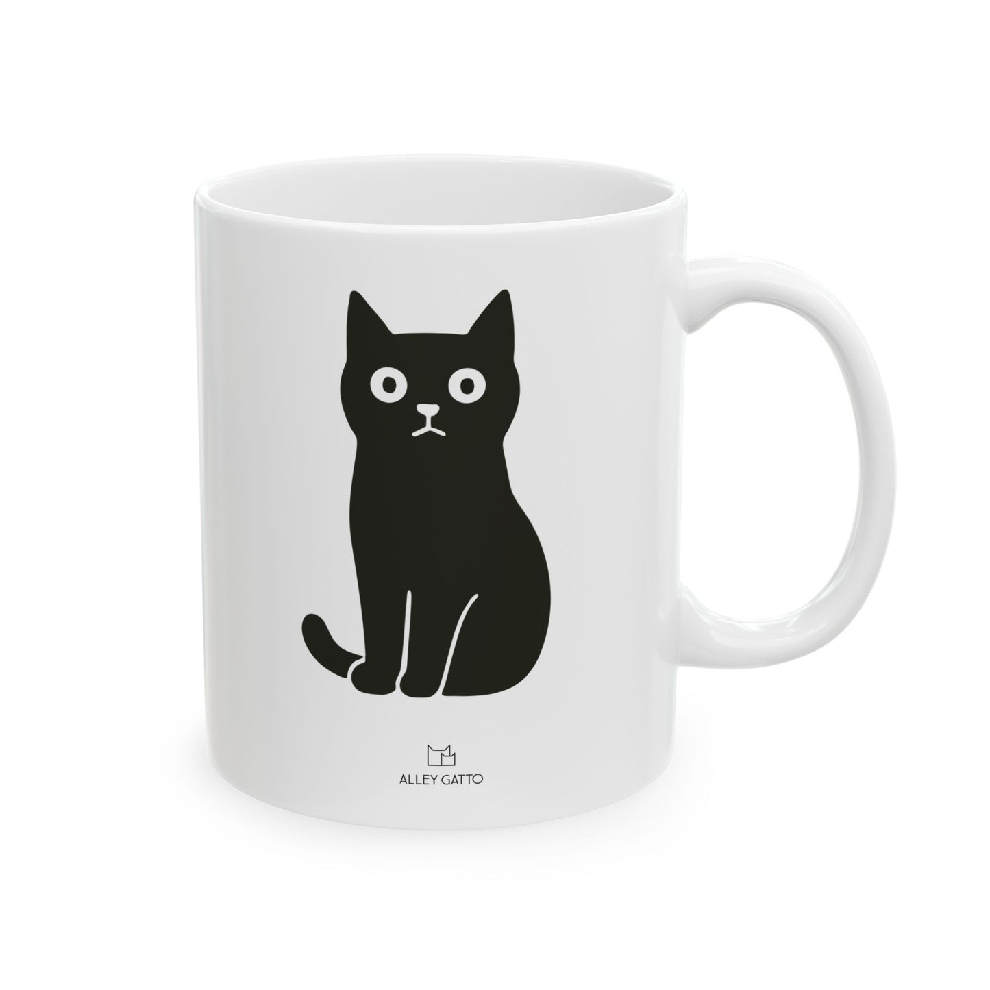 Alley Gatto Black Cat Mug