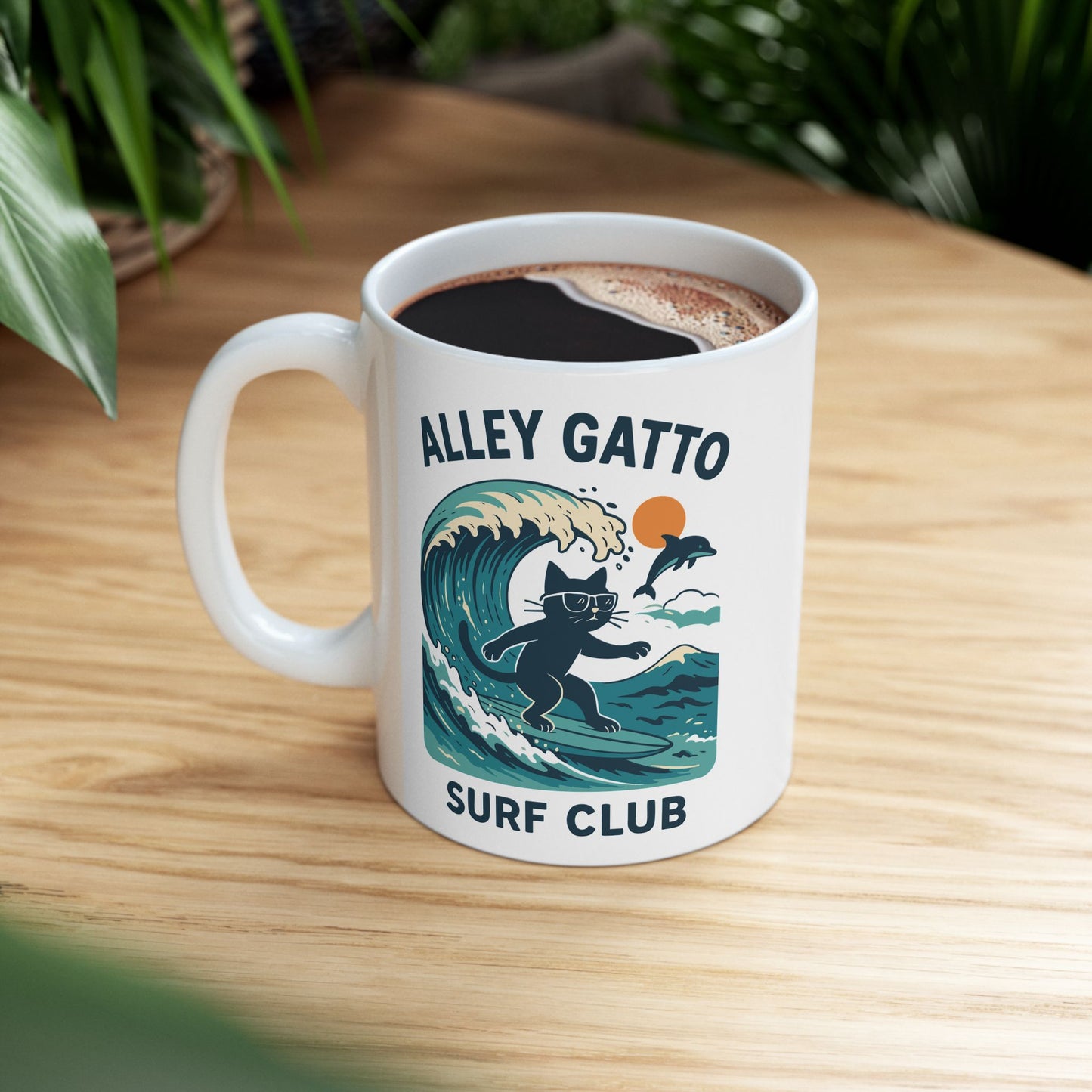Alley Gatto Surf Club Mug