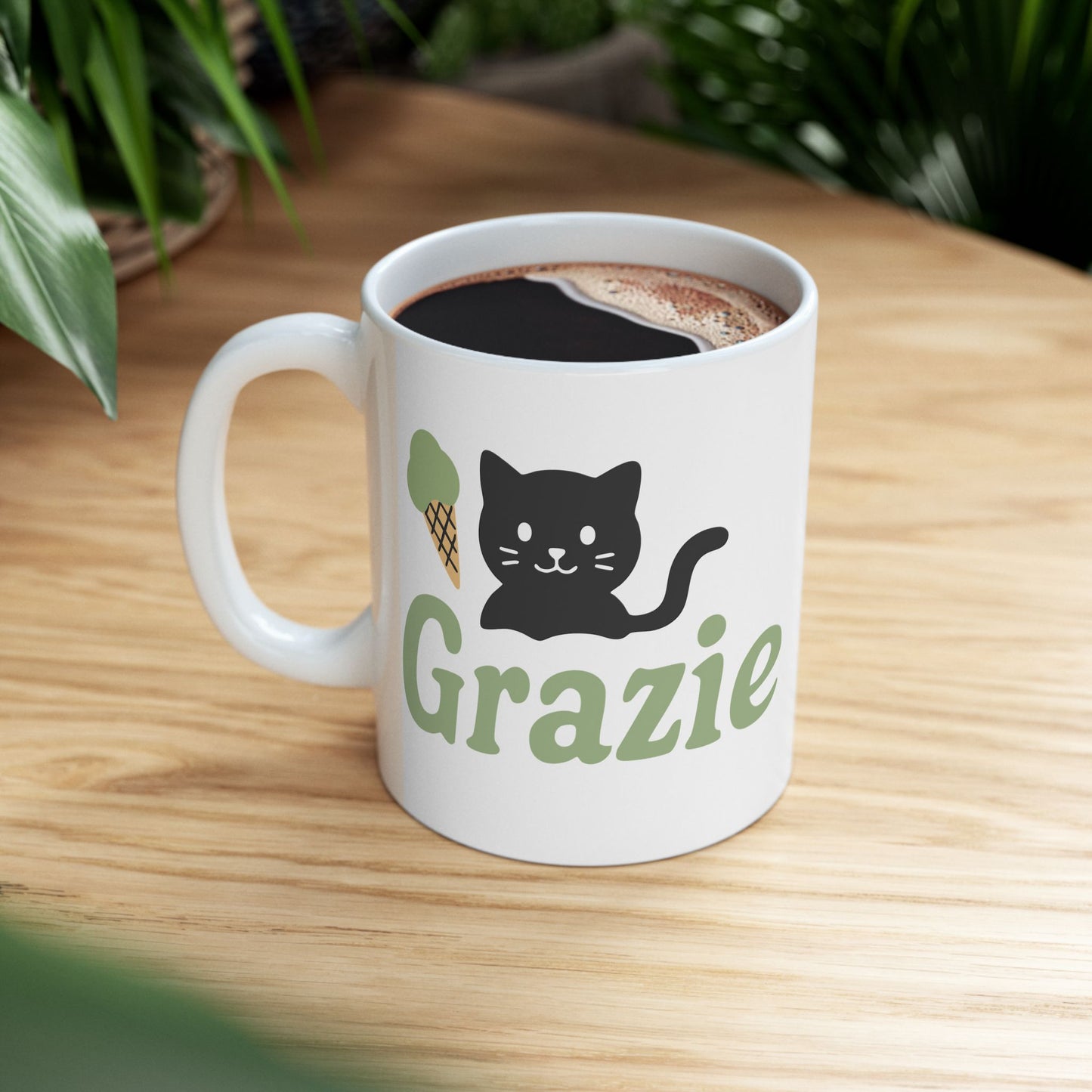 Grazie Cat Mug