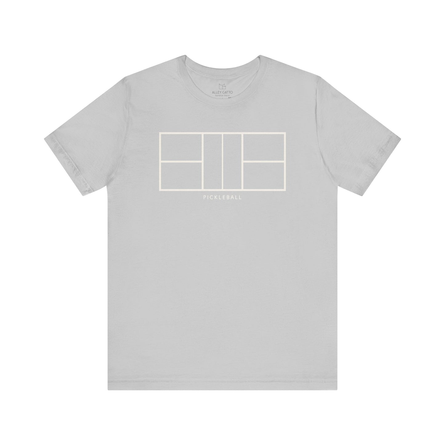 Minimal Pickleball Court T-Shirt