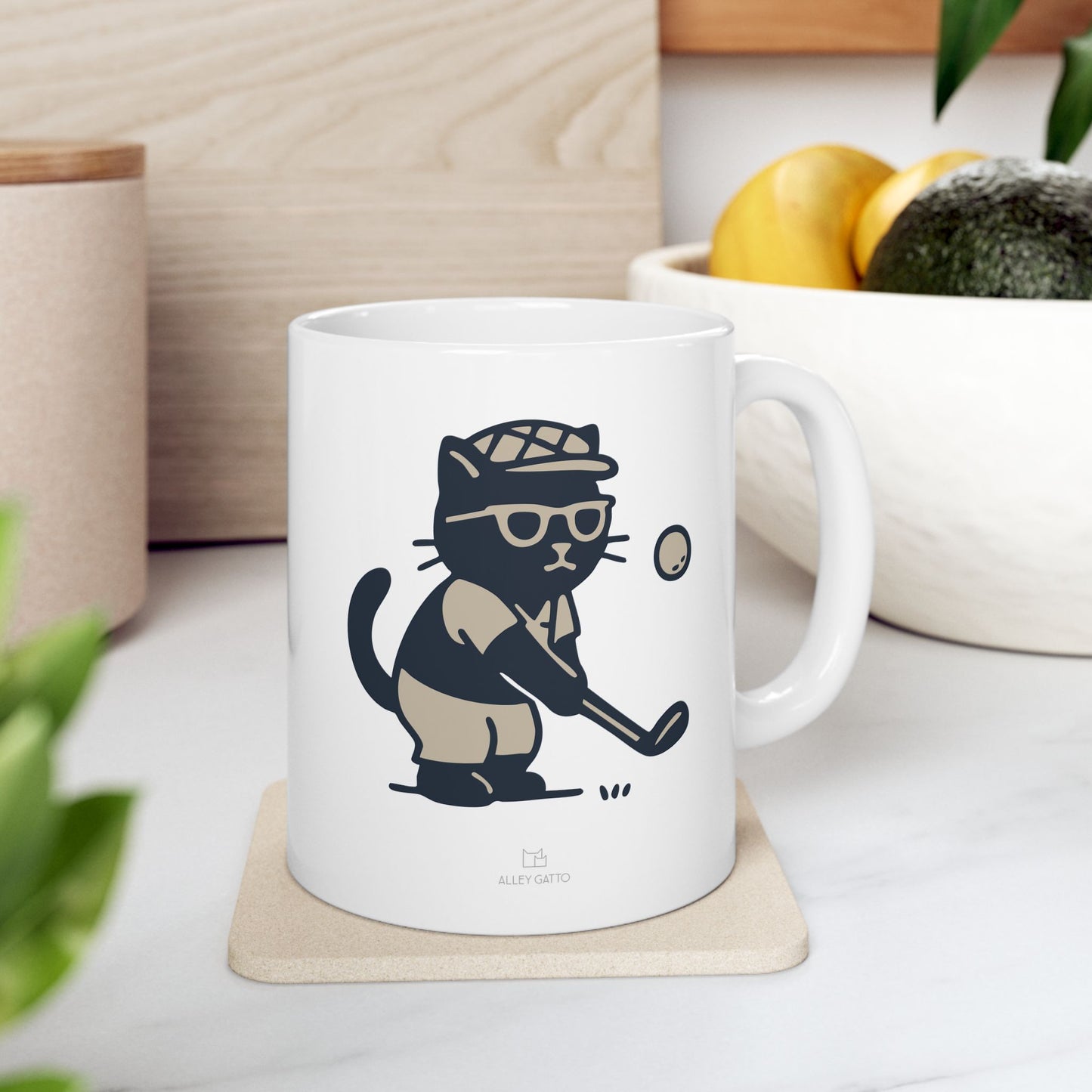 Golf Cat Mug