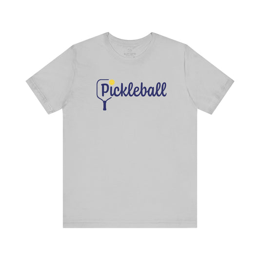 Pickleball Paddle Script Logo T-Shirt