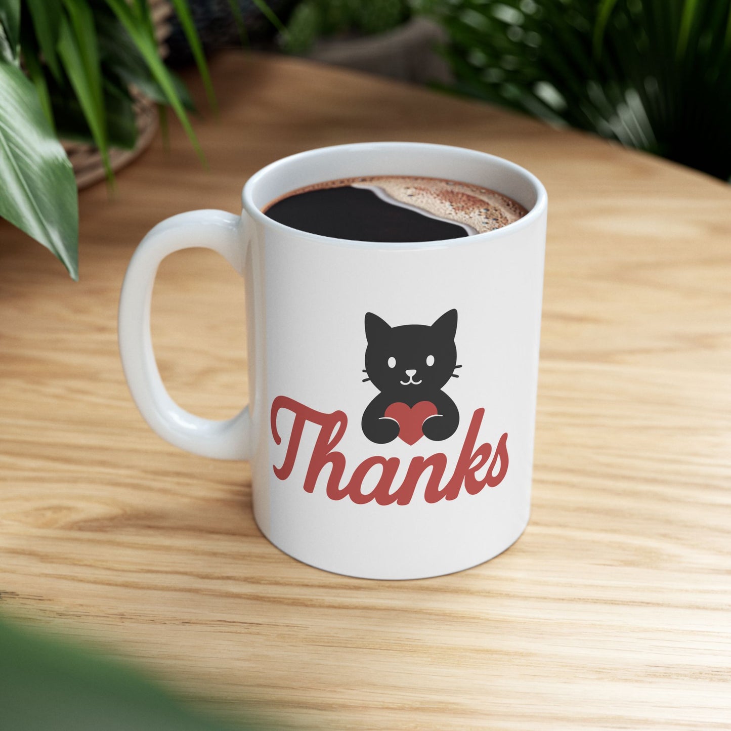 Thanks Cat Mug