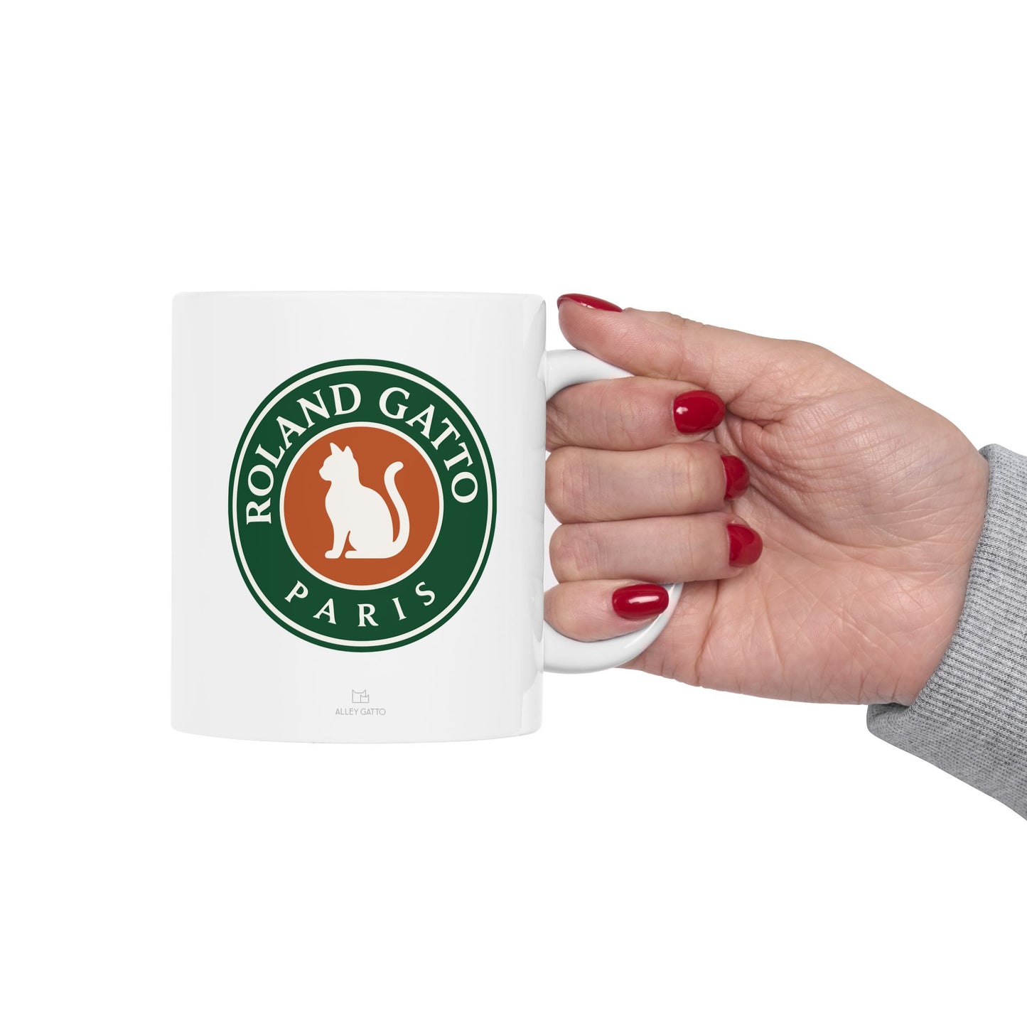 Roland Gatto Paris Cat Tennis Mug