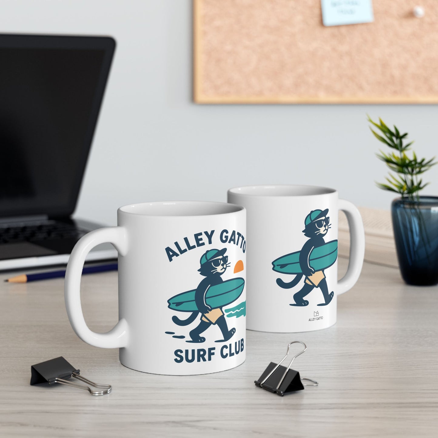 Alley Gatto Surf Club Mug