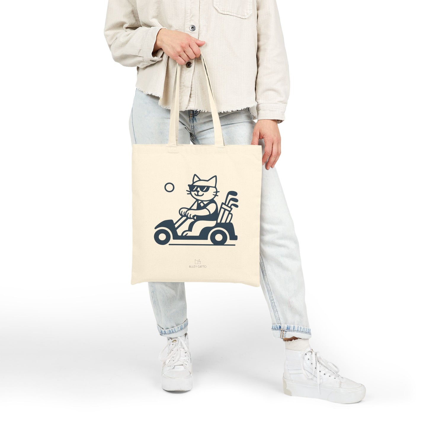 Golf Cart Cat Tote